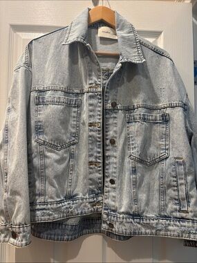 MUSTARD SEED OVERSIZED JEAN JACKET- small